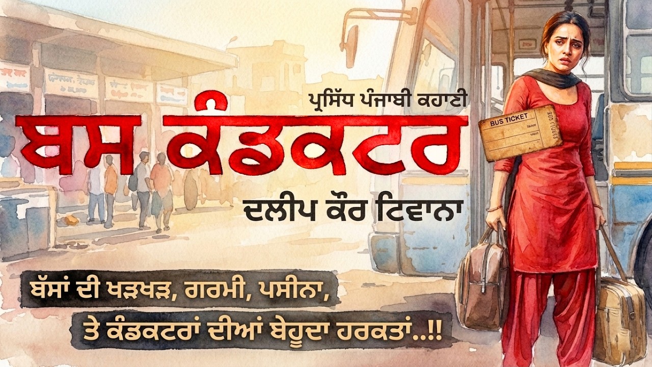 ਬਸ ਕੰਡਕਟਰ- ਦਲੀਪ ਕੌਰ ਟਿਵਾਣਾ | Bus Conductor- Dalip Kaur Tiwana | Punjabi Short Story #punjabibooks