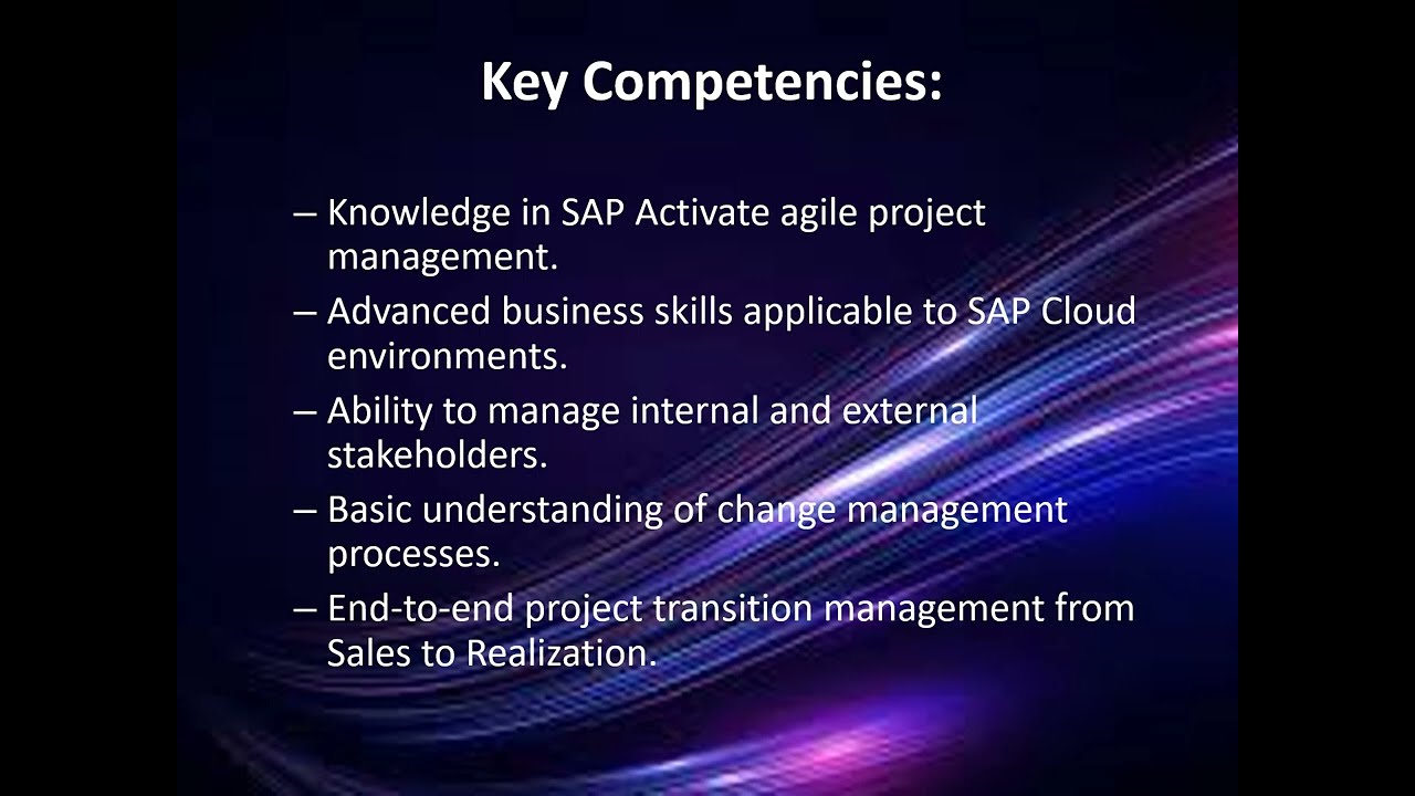 E ACTAI 2403 SAP Certified Specialist &ndash; Project Manager