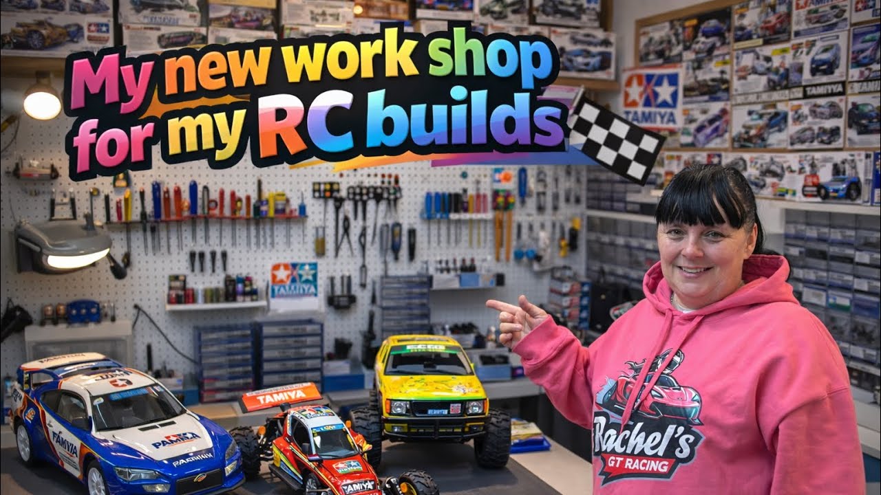 My new work shop ready for Tamiya builds and more