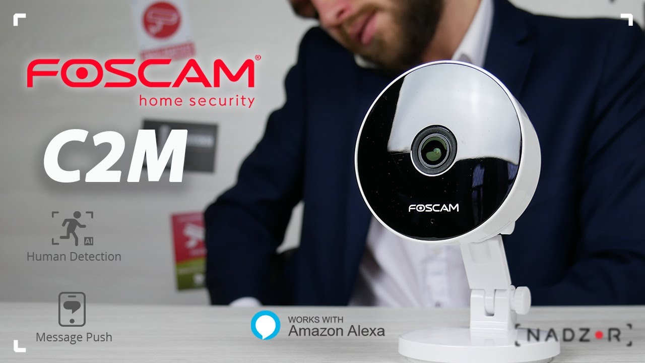 Foscam C2M - бюджетная FullHD двухдиапазонная Wi-Fi IP Камера с детекцией людей - nadzor.ua