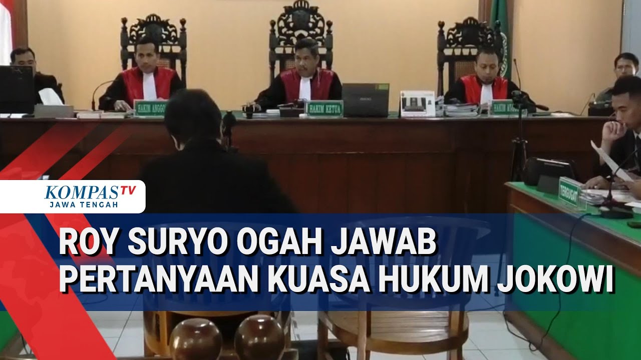 Sidang CLS Ijazah, Roy Suryo Ogah Jawab Pertanyaan Kuasa Hukum Jokowi