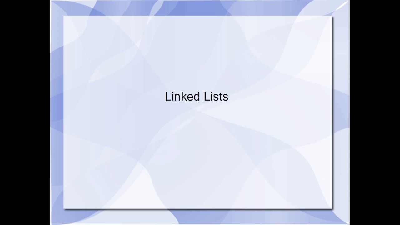 C++ Tutorial:  Linked Lists Part One:  Introduction