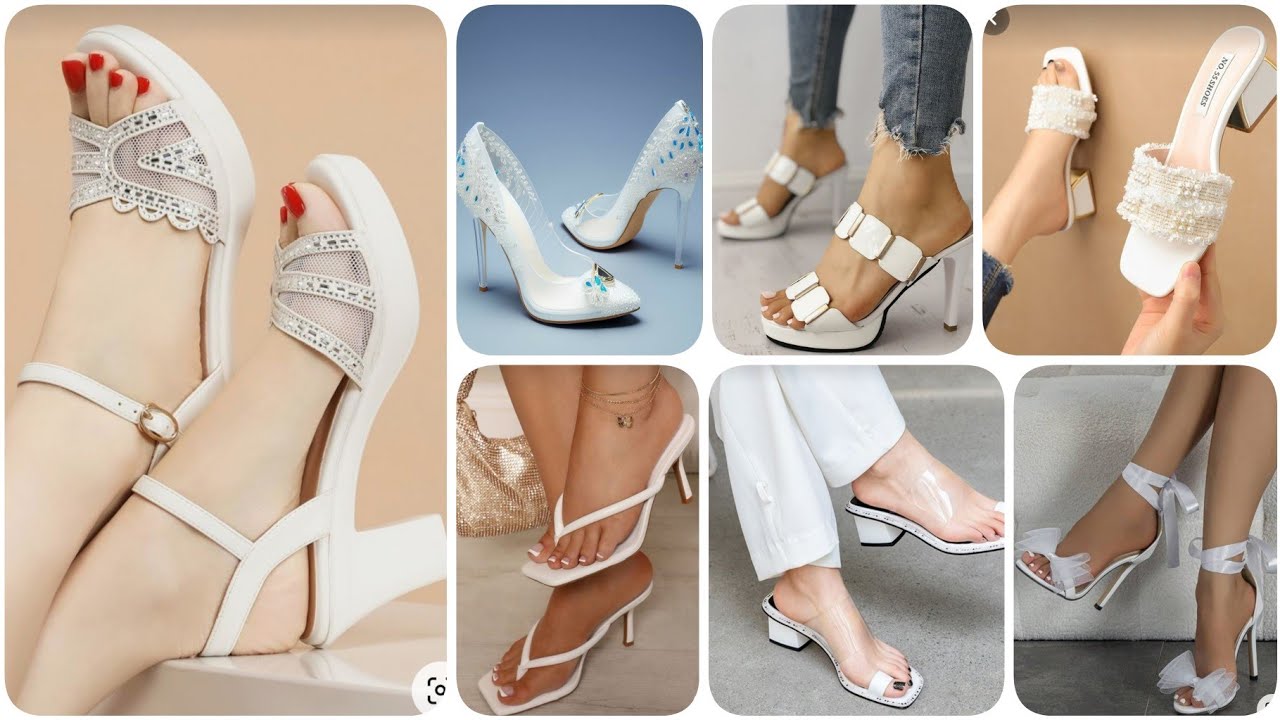 WhiTe Heels ideas 🤍 Heels/Sandals/FaShiOn
