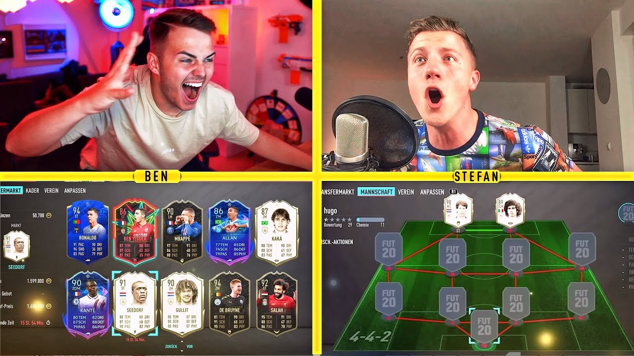 FIFA 20: Special Doppel ICON vs ICON Buy First Guy mit Ehrenfrisur
