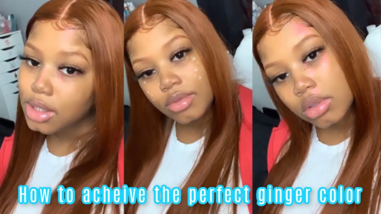 How To Achieve The Perfect Ginger Auburn Orange Hair Color WOC Friendly