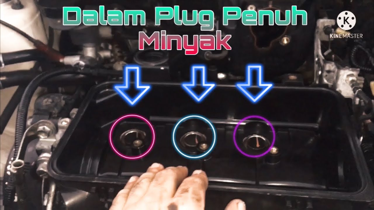 Tukar plug seal dan valve cover gasket  Perodua Viva