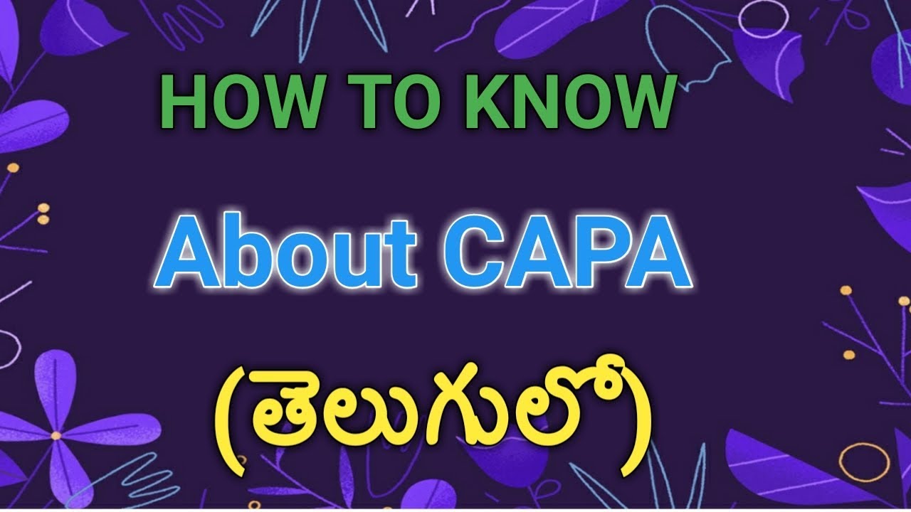 How to know about CAPA || Corrective And Preventive Action || Pharma Guide ||