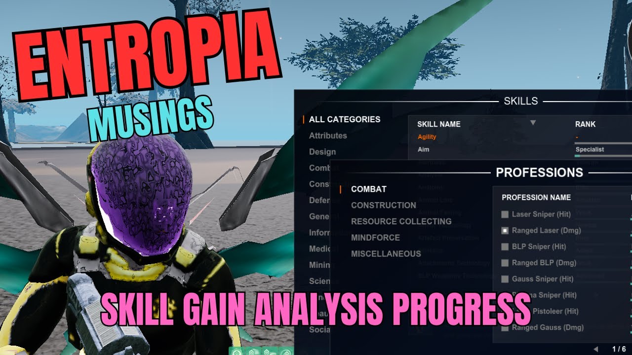 Entropia - Skill research update