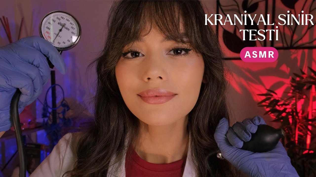ASMR - Doktor Roleplay - 5 Duyunu Kontrol Ediyorum.Kriniyal Sinir Testi 😴