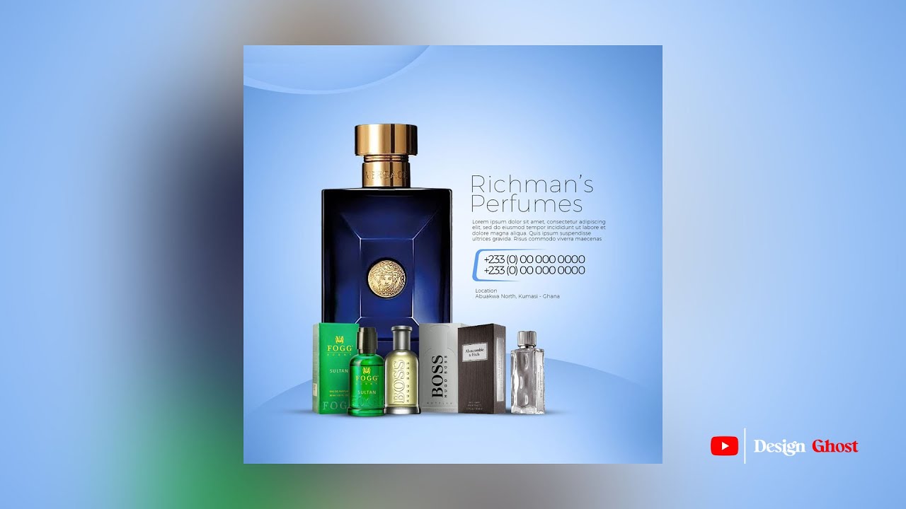 Perfume Flyer Design in Photoshop: Step-by-Step Tutorial