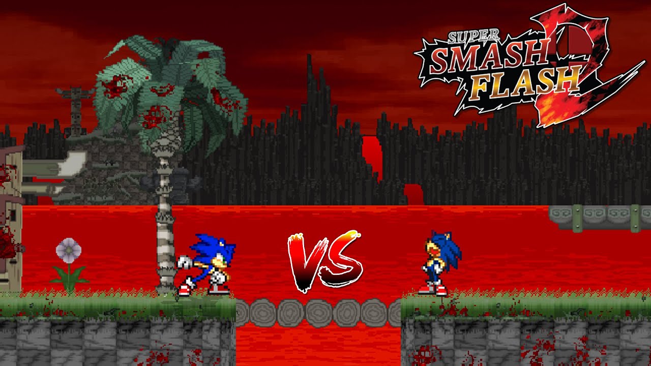 SSF2 Mods: Serious Sonic vs OP Sonic exe