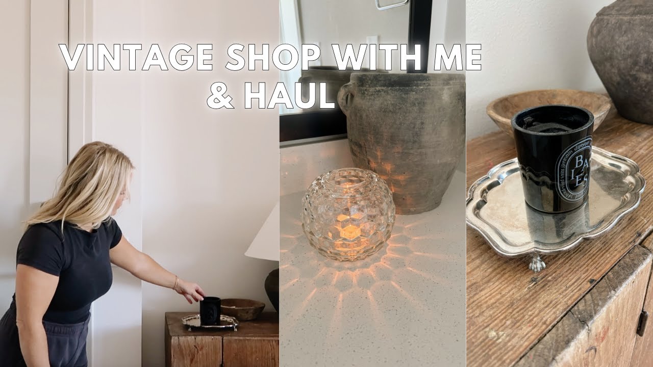 Vintage/Antique Shop With Me & Home Decor Haul.