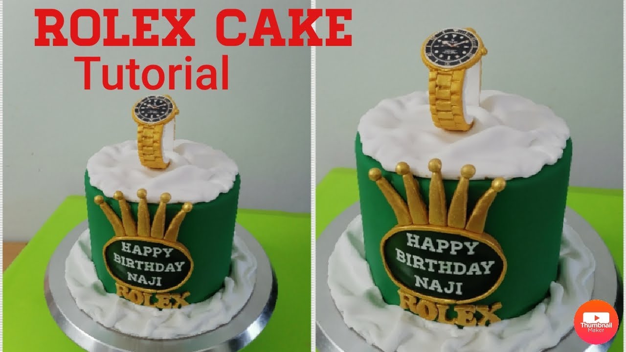 Rolex Cake Tutorial / Edible Rolex