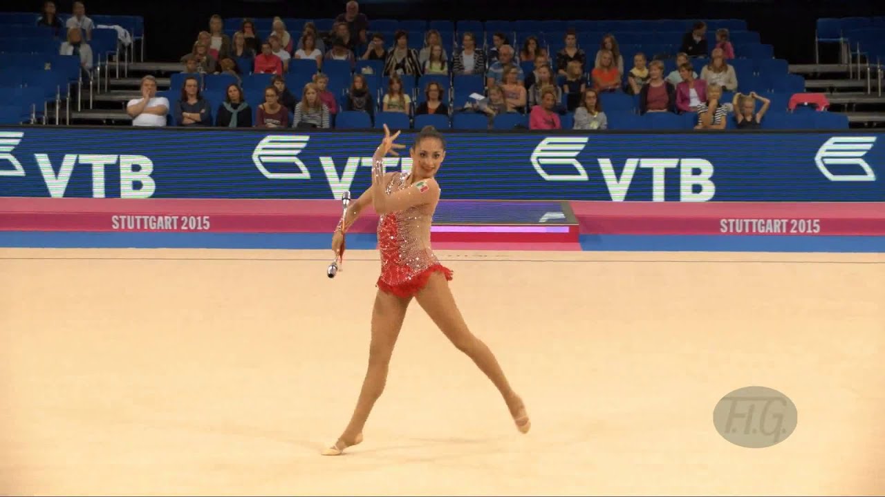 Karla DIAZ ARNAL (MEX) 2015 Rhythmic Worlds Stuttgart - Qualifications Clubs