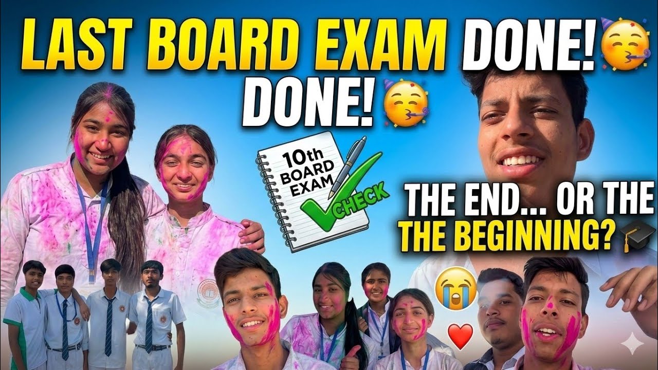 Aaj Last Board Exam Done! Done! 🤩 Naman jangid vlog 