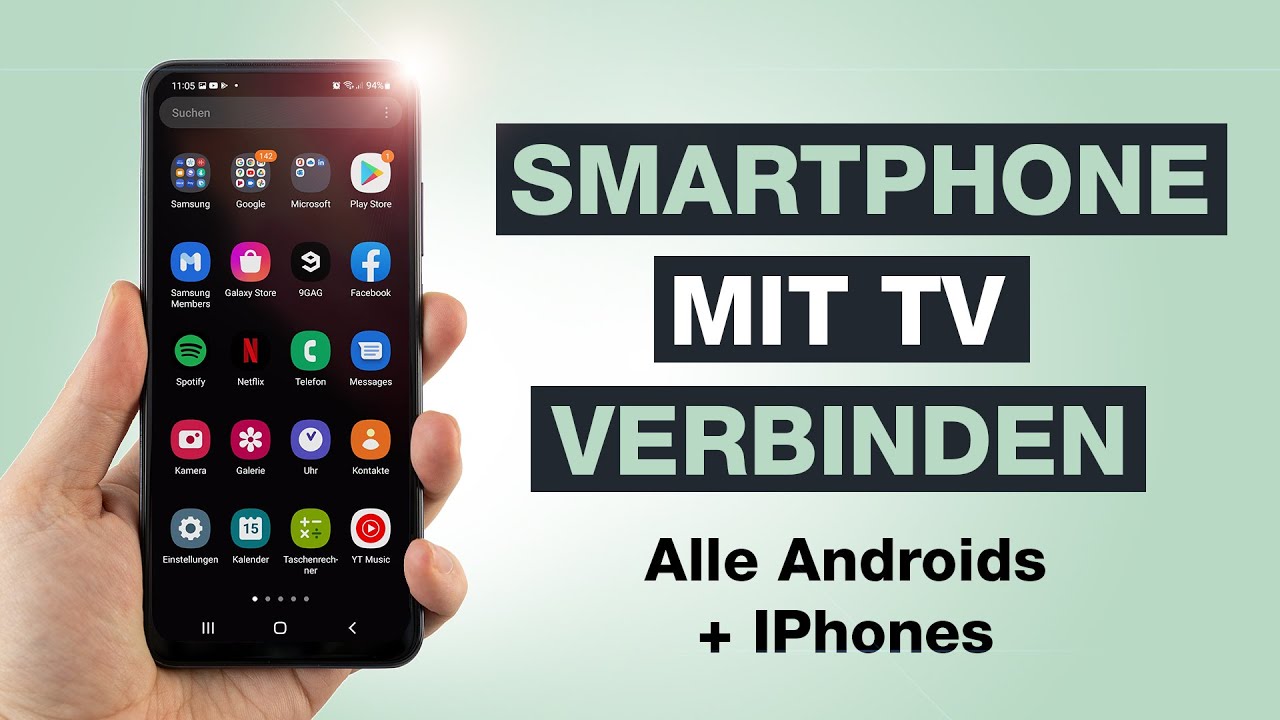 Handy mit Fernseher verbinden | Smartphone mit TV verbinden | IPhone  Android | Tutorial Testventure