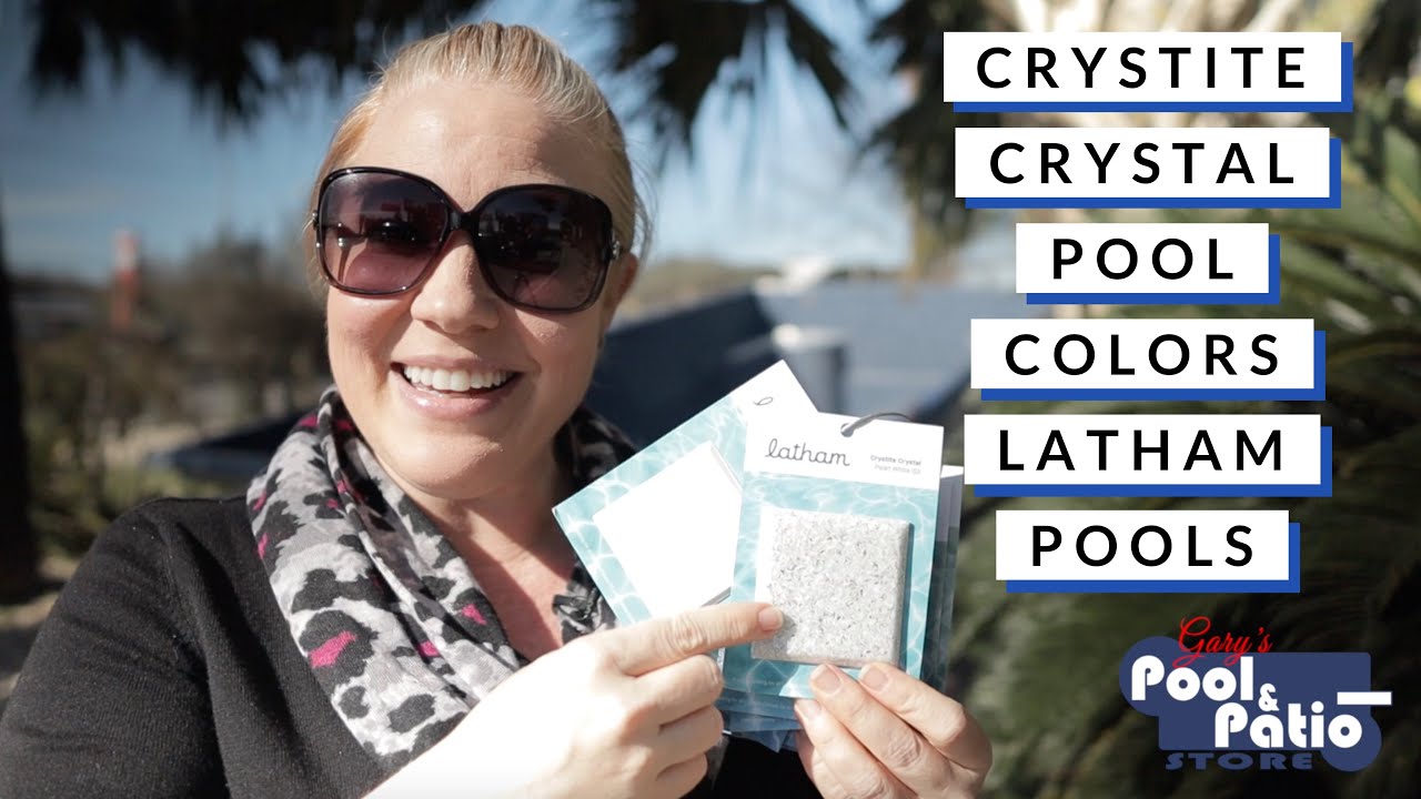 Цвета для бассейнов Crystite Crystal Fiberglass - Latham Pools - Pool Talk с Триш - Патрисия Зарс