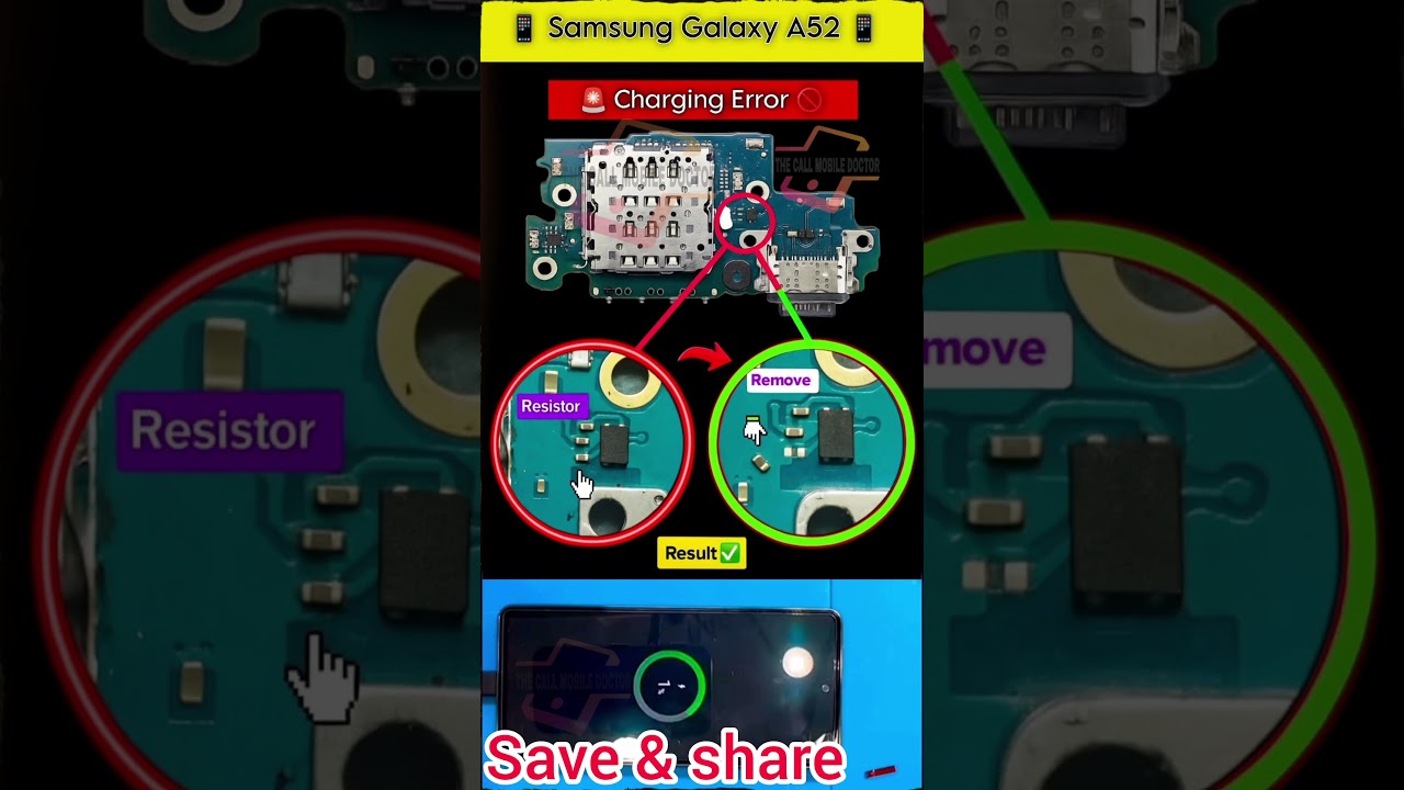 Samsung galaxy A52 Charging error solution. samsung galaxy A52 Charging problem fix