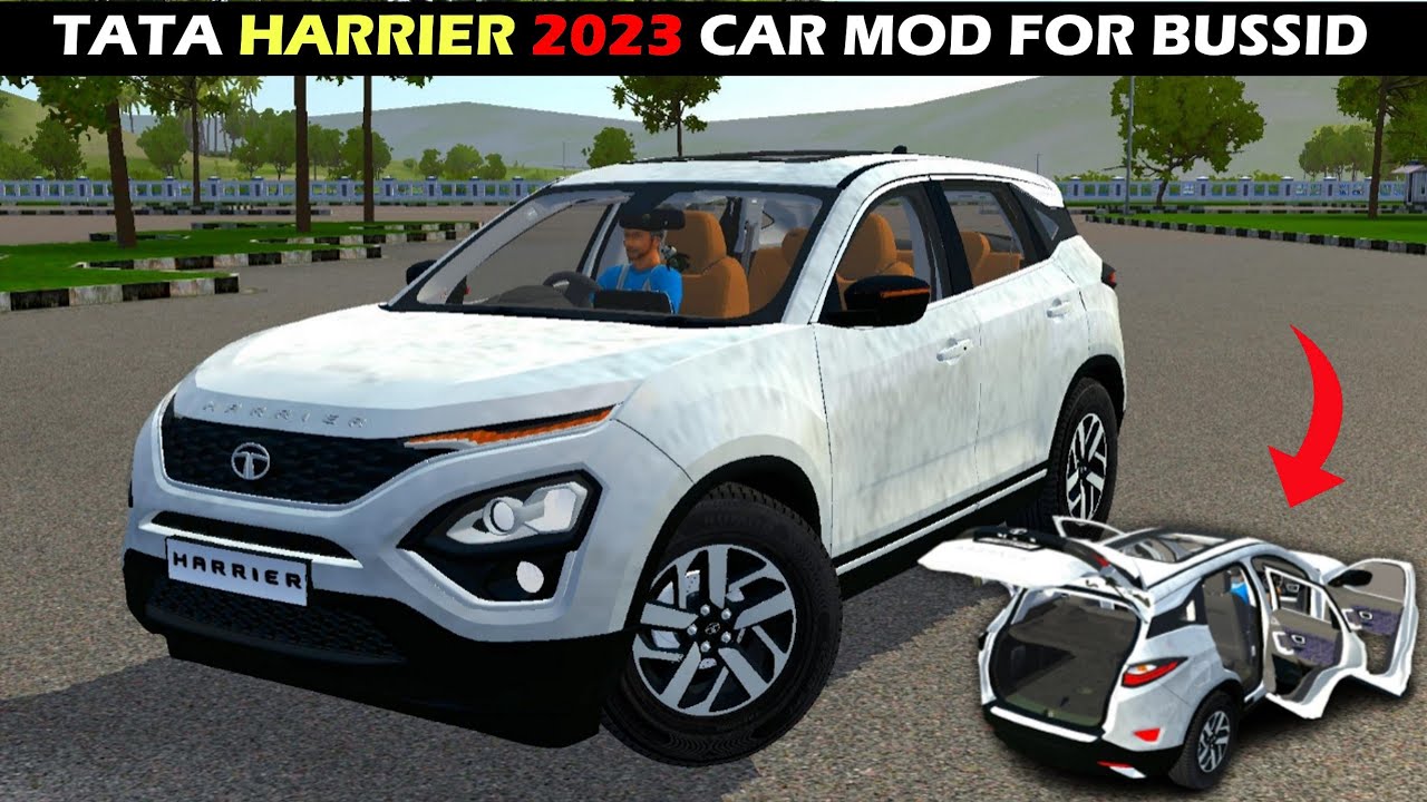 Tata Harrier 2023 Car Mod For Bus Simulator Indonesia | Car Mod For Bussid | #bussid