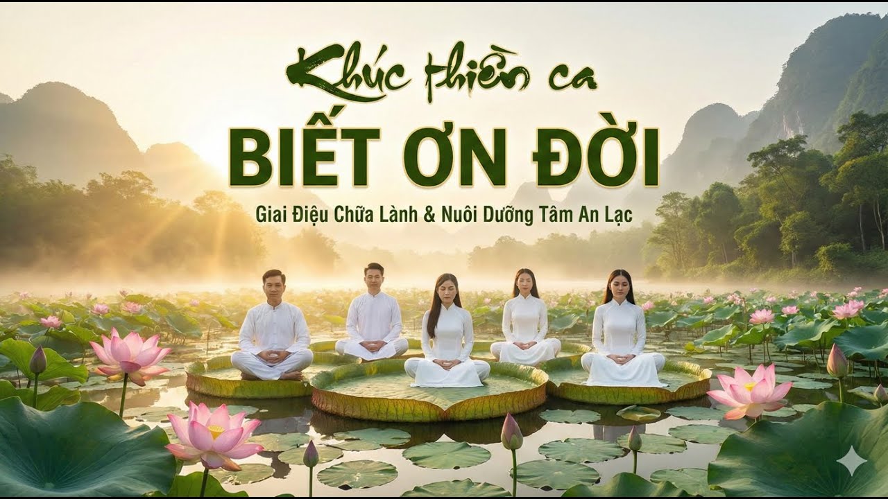 Khúc Thiền ca BIẾT ƠN ĐỜI  Giai Điệu Chữa Lành giúp  Nuôi Dưỡng Tâm An Lạc