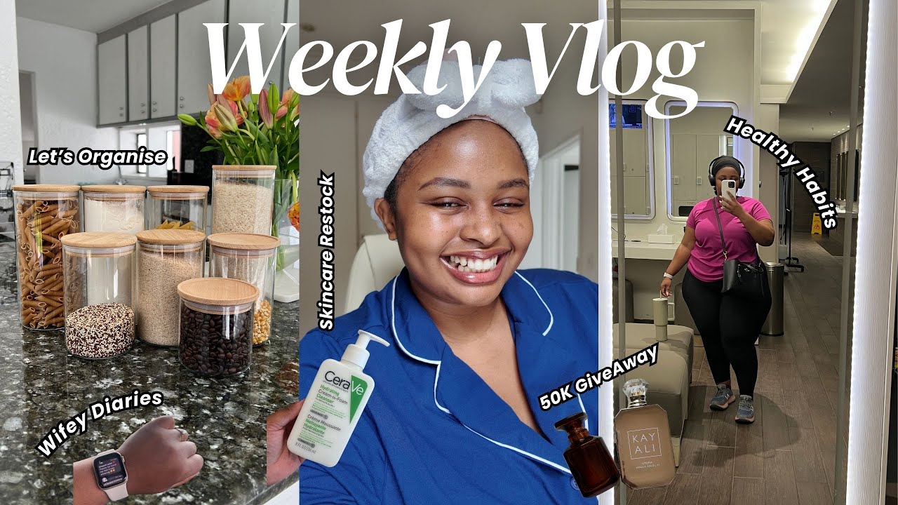 Weekly Vlog | Feminine Relationships, Wifey Diaries, Let's Organise, Skincare Restock, 50k GiveAway