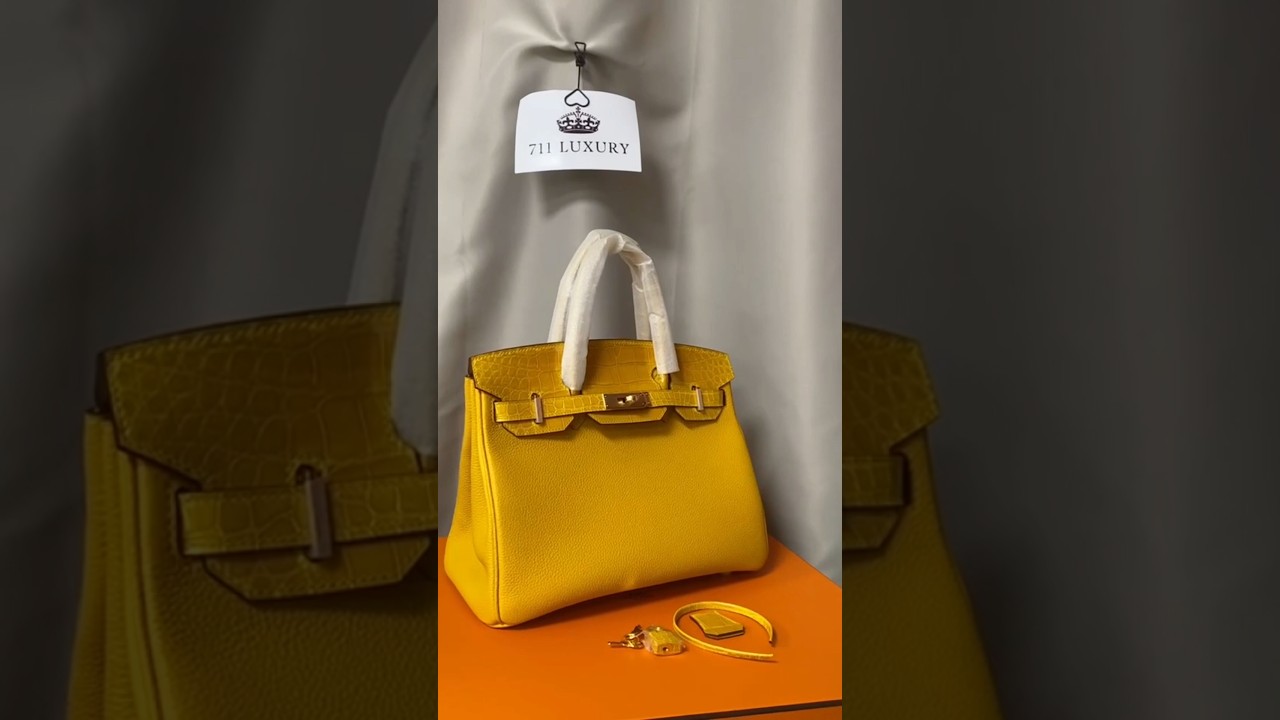 Birkin Touch with Real Crocodile 