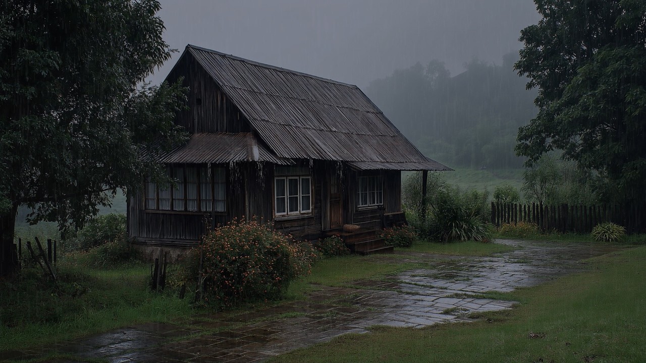 Deep Midnight Rainstorm for Emotional Comfort and Stress Recovery