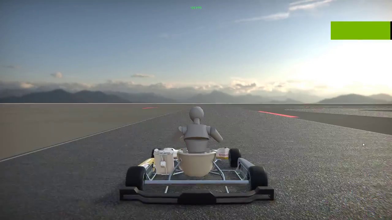 Sprint Kart Racing - Edy's Vehicle Physics Test in Unity 2017.2