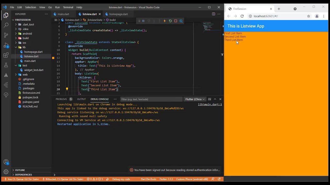 Flutter | List Views