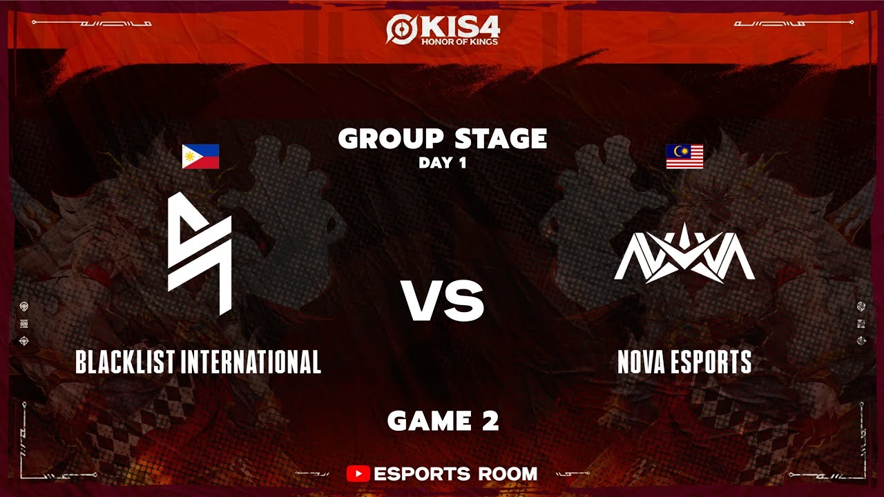 BLACKLIST INTERNATIONAL vs NOVA ESPORTS - Game 2 | HOK INVITATIONAL S4 - GROUP STAGE DAY 1