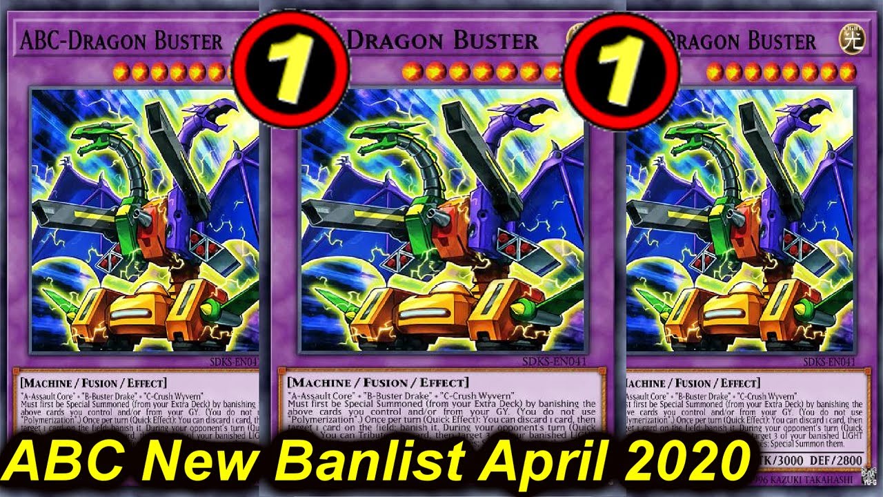 【YGOPRO】ABC DECK APRIL 2020 - NEW TCG BANLIST!!