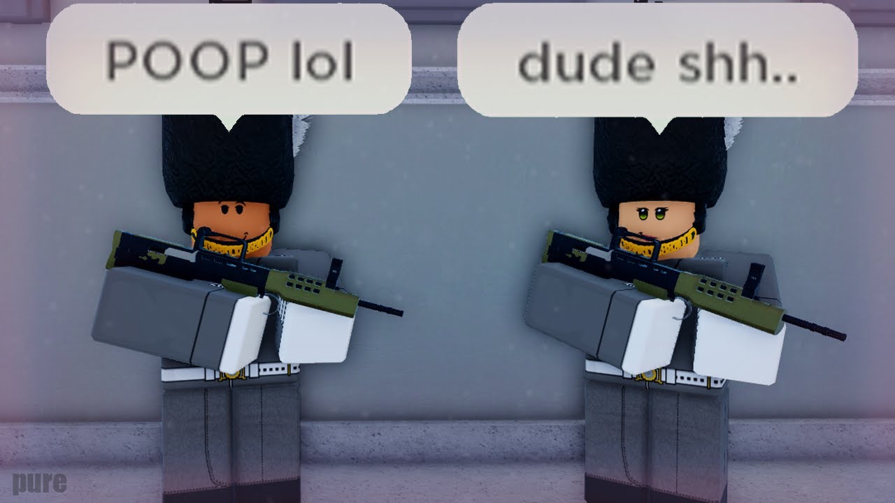 Я нарушил правила, будучи гренадером-гвардейцем в британской армии Roblox