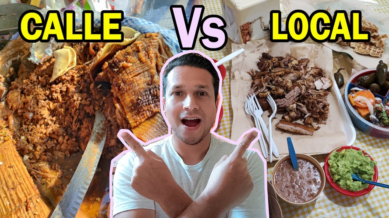 CARNITAS CALLEJERAS VS CARNITAS EN LOCAL en QUIROGA MICHOACÁN  ¿CUÁL ES MEJOR?