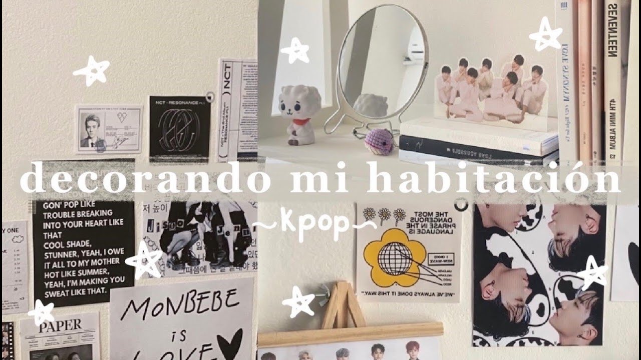 decorando mi habitación (kpop)