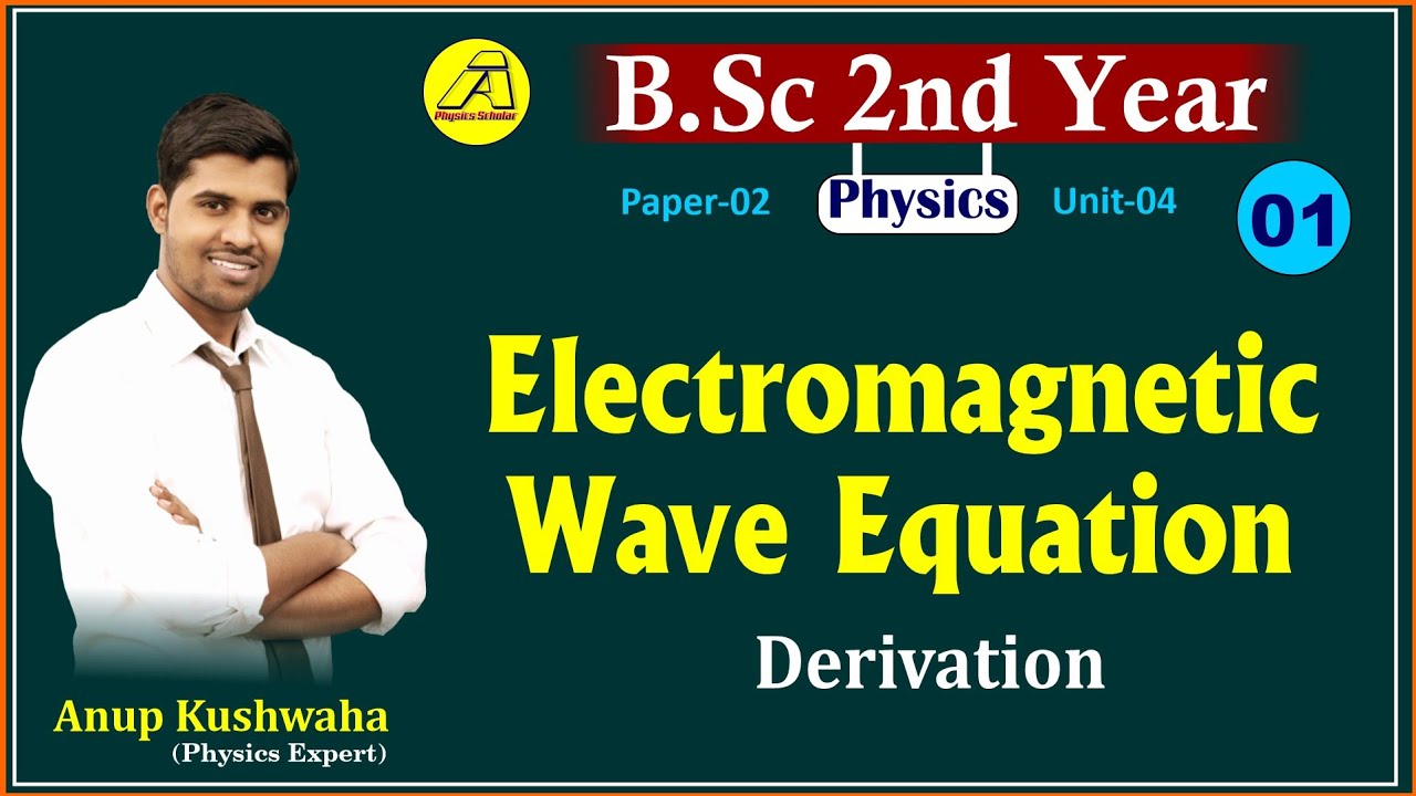 B.Sc-2nd Year|| Physics|| Unit-4|| L#01|  Electomagnetic wave Equation Derivation...