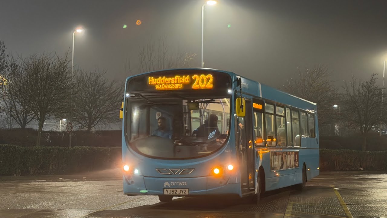 *Nice Pulsar* |Arriva Yorkshire|1467 YJ62 JYZ| VDL SB200 Wright Pulsar 2|Service 202 to Huddersfield