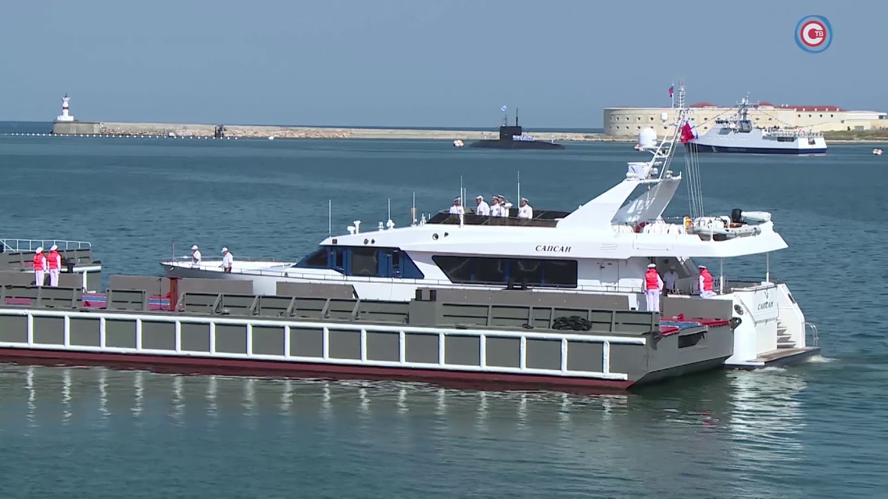 Военно-морской парад в День ВМФ России. Севастополь, 28.07.2019