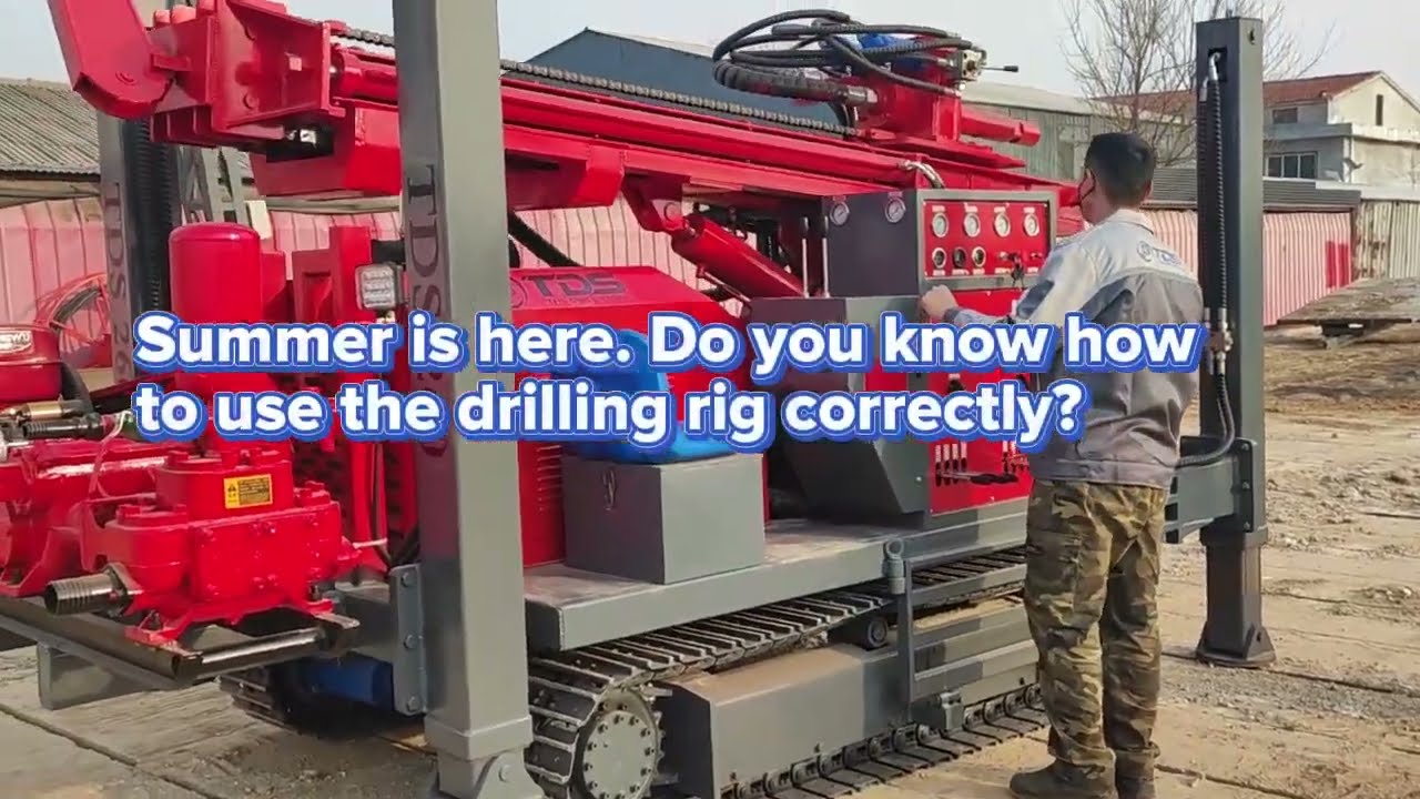 TDS 1000M Water Well Drilling Rig: Full Operation & Site Deployment
