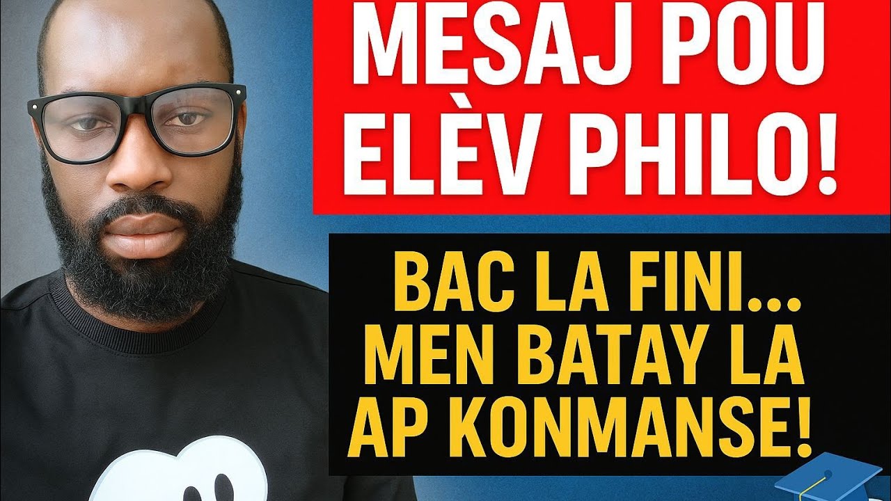 Yon mesaj pou tout Elèv philo ki sot konpoze!#Motivasyon