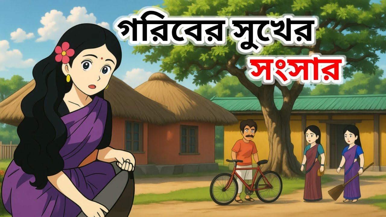 গরিবের  সুখের সংসার।। Bangali cartoon video ll thakumar jhuli ll  Rupkothar galpo 