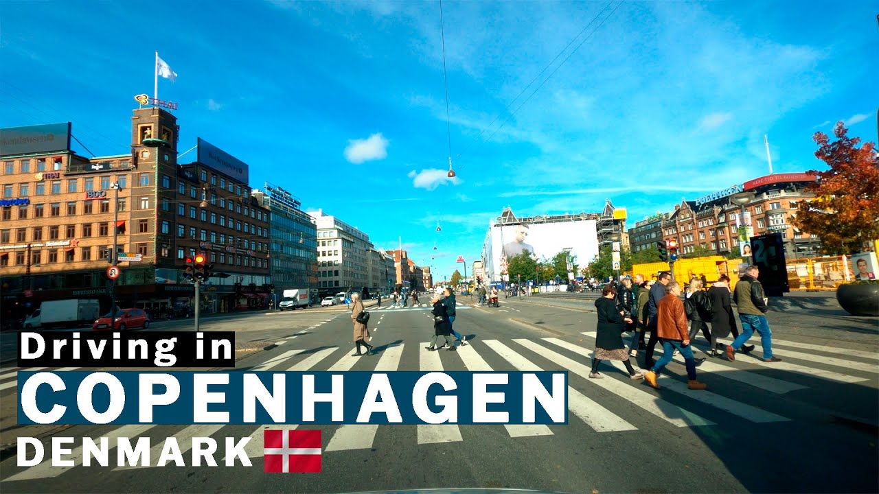 Driving in COPENHAGEN centrum, DENMARK 2022 [ 4k Driving video ]