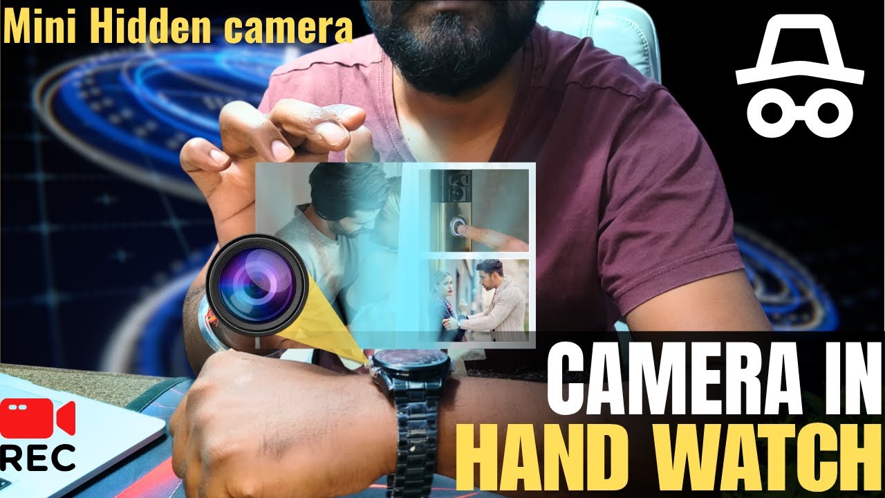 Most Advanced Hidden Spy Camera Audio + Video Recorder || Hand Watch Mini Camera Review