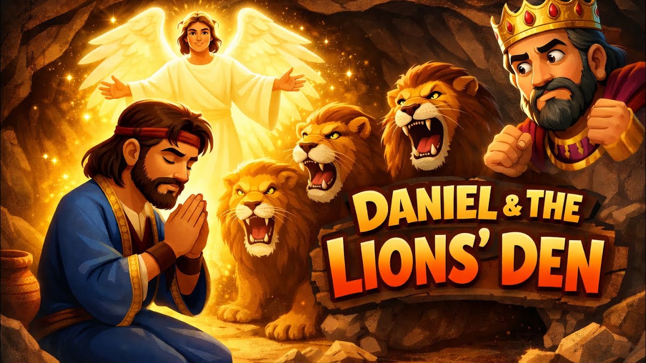 Daniel in the Lions’ Den | 3-Minute Bible Story for Kids