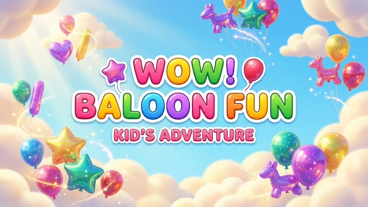 Fun Balloon Dance 🎈 | Super Catchy Kids Song | 3D Animated Dance Fun