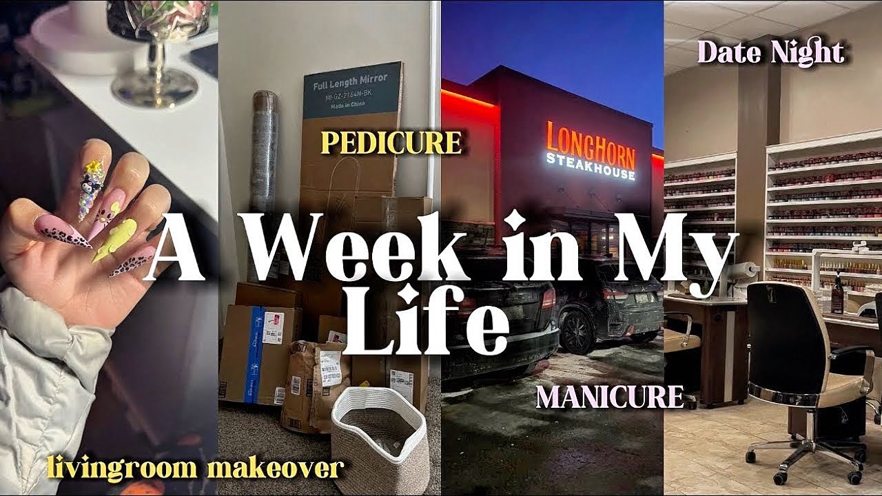 Come Spend a Week With Me | self care, living room makeover & date nights