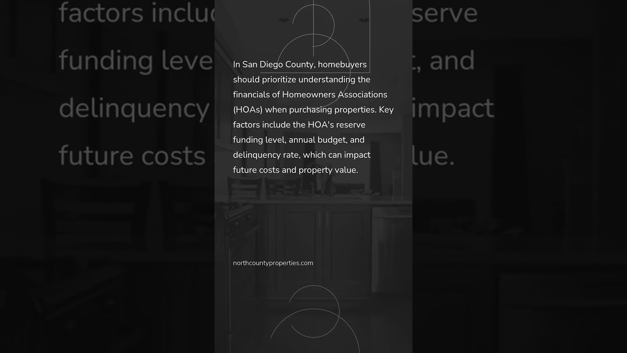 San Diego HOA financials, Buying a home with an HOA in San Diego, Gina Mancuso