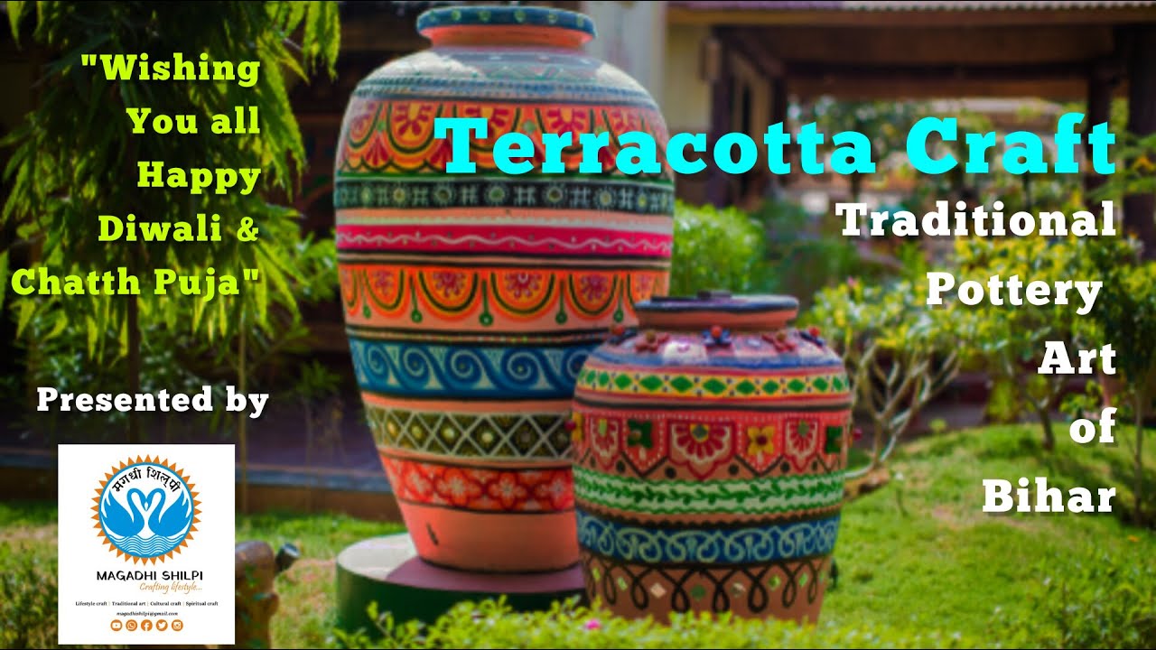 Terracotta Craft, Traditional Pottery Art of Bihar @MagadhiShilpi #terracotta #claycraft #pottery