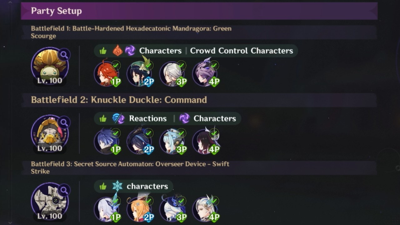 【V6.4 Genshin Impact】Stygian Onslaught 2026/03/08 | Co-op Menacing Difficulty Attempt
