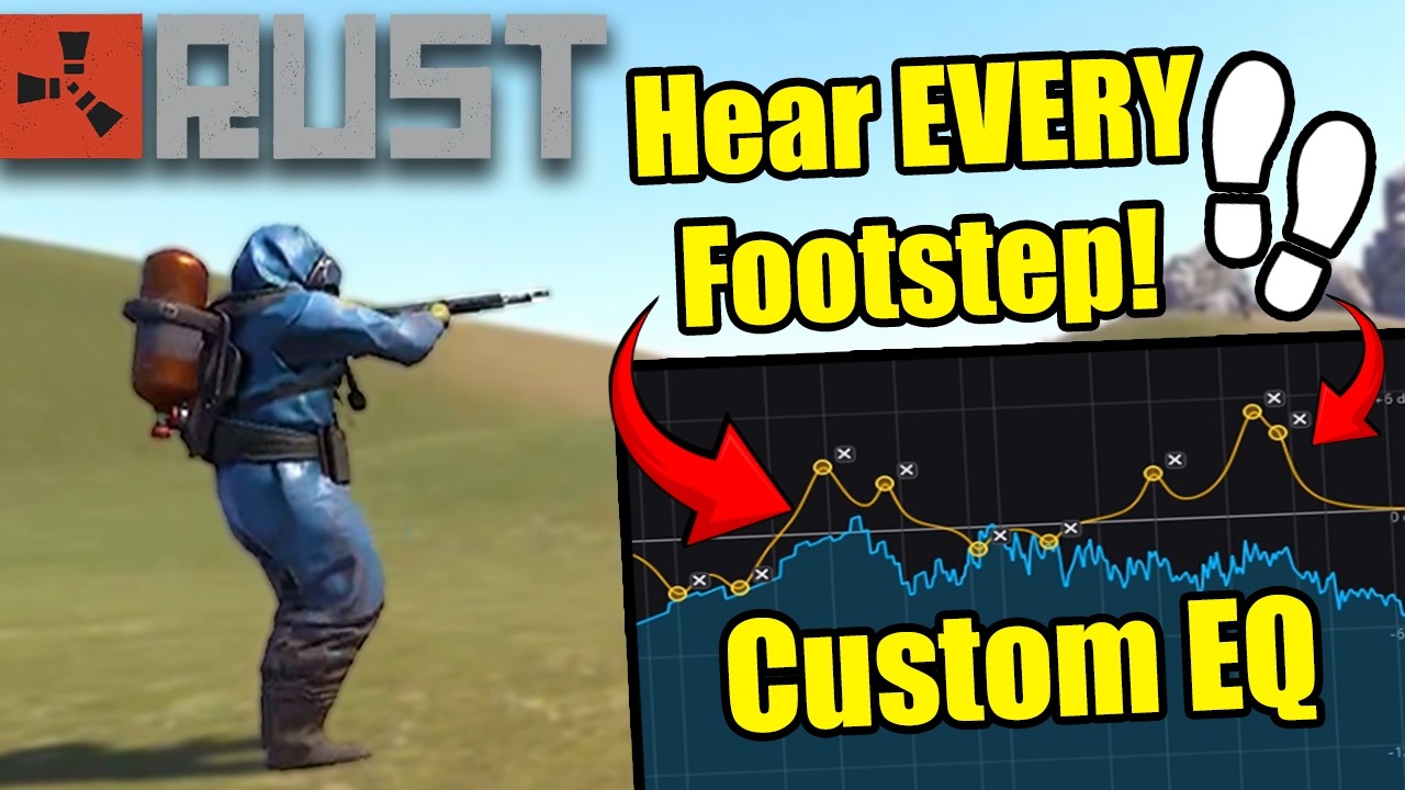 Лучшие настройки звука в Rust &ndash; Слышите КАЖДЫЙ шаг! (Эквалайзер + внутриигровые настройки)