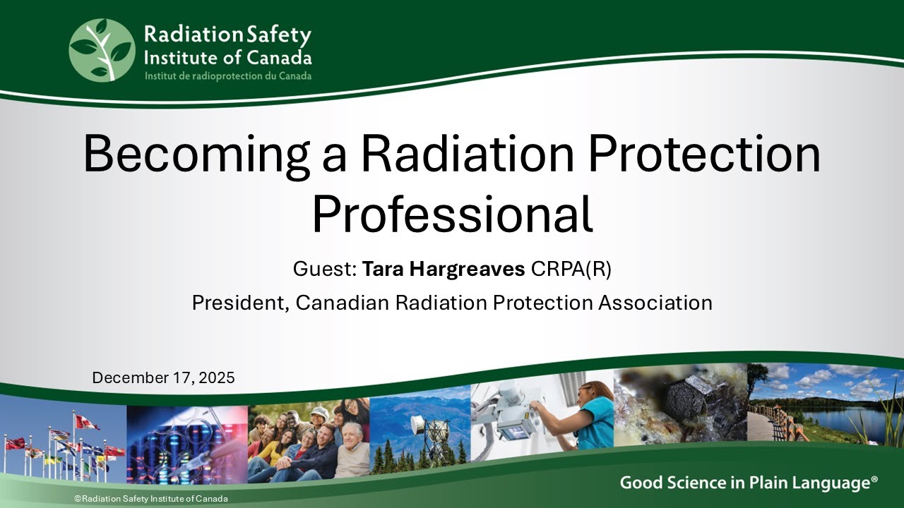 Becoming a Radiation Protection Professional